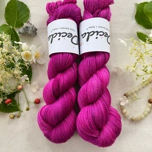"Pink Rhapsody" merino/hedvábí 50/50 800m